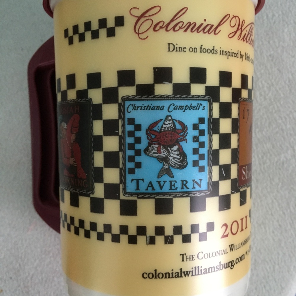 2012 Colonial Williamsburg Taverns Travel Mug by Whirley Drink Works - Picture 14 of 16